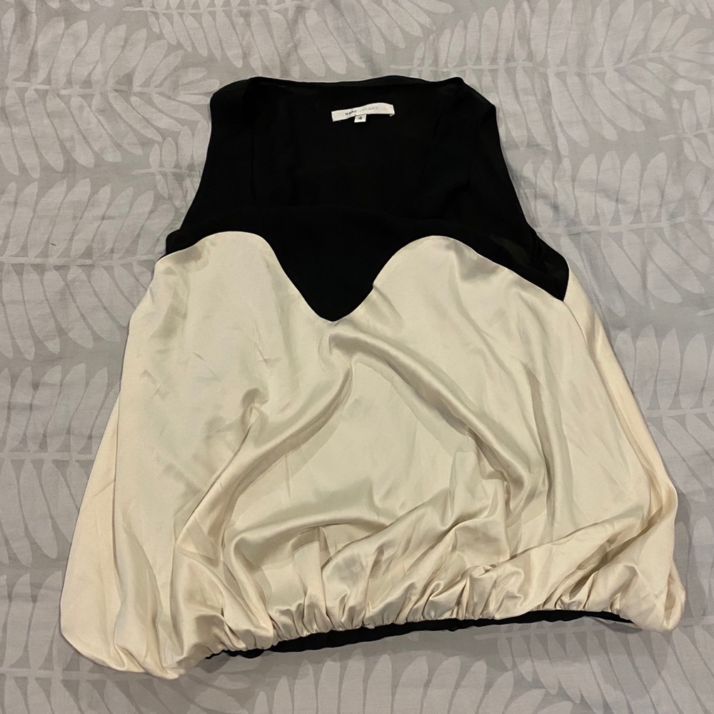 Marc Jacobs Black/White Loose Tank Top